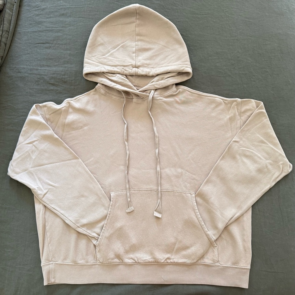 Velvet by Jenny Graham | Ojai Hoodie | Size Large | Taupe